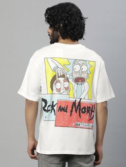 Free Authority - Rick & Morty Printed Loose Fit T-Shirt for Men