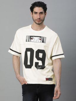 Free Authority - Naruto Shippuden Printed Loose Fit T-Shirt for Men