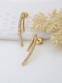 Carlton London - Contemporary Drop Earrings