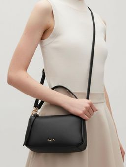 Inc.5 - Womens Black Handbag with Detachable Strap