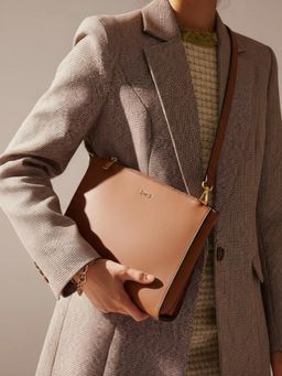 Inc.5 - Womens Tan Handbag with Detachable Strap