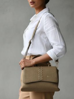 Inc.5 - Womens Green Handbag with Detachable Strap