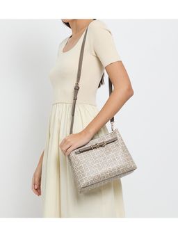 Anne Klein - Grey Women Crossbody Sling Bag With Detachable Strap