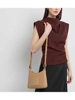 Anne Klein - Orange Women Crossbody Sling Bag With Detachable Strap