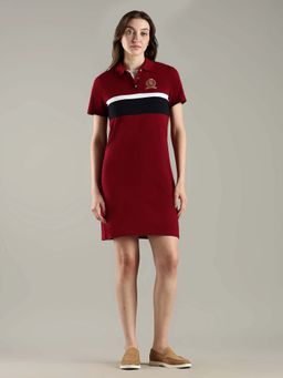 Tommy Hilfiger - Cotton Polo Collar T-Shirt Dress