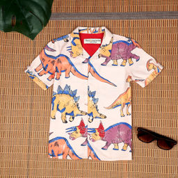 The Lion and the Fish - Print Shirt Peach Mauva