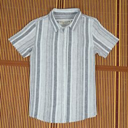 The Lion and the Fish - Stripe Shirt Grey