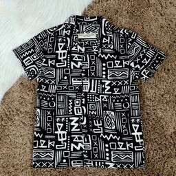 The Lion and the Fish - Printed Shirt Black
