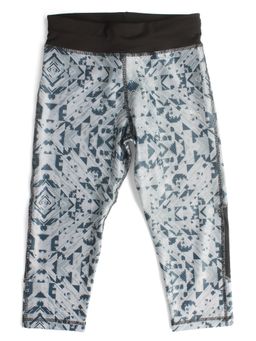 Puma - Training AOP 3 4 Girls Black Tights