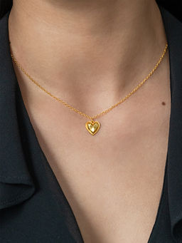 Shaya by CaratLane - You And Your Cute Snorts Necklace In Gold Plated 925 Silver