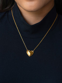 Shaya by CaratLane - You And Your Clumsy Spills Pendant Necklace In Gold Plated 925 Silver