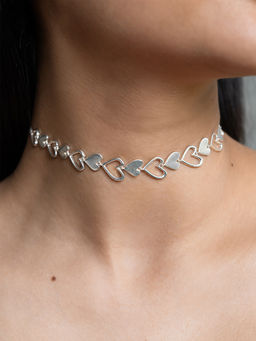 Shaya by CaratLane - 925 Silver Shaya by CaratLane You And Your Uncontrollable Laughter Choker In