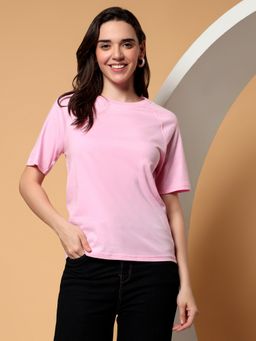 BRINNS - Pink Women Raglan Sleeves T-Shirt