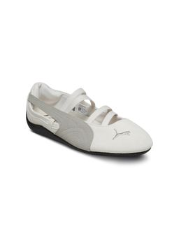 Puma - Women Speedcat Suede Ballet Sneakers - White