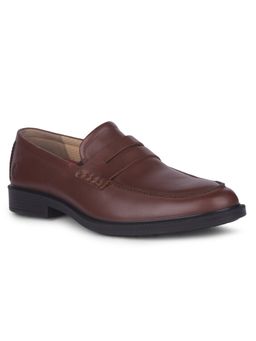 Hush Puppies - Men Formal Slip-On Loafers - Brown