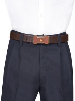 United Colors of Benetton - Mens Leather Kaltag Belt - Brown