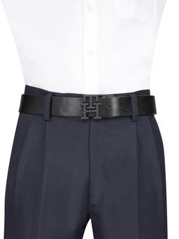 Tommy Hilfiger - Mens Reversible Pursat Belt - Black & Navy Blue