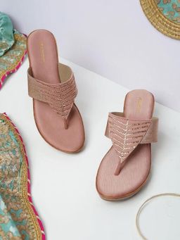 KNEETOES - Women Gemglow Pink Wedges Heels