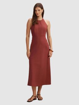 Forever New - Rust Soraya Beaded Back Midi Dress