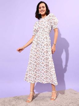 STREET 9 - Cream Maxi Dress