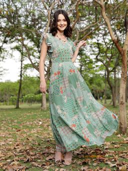 STREET 9 - Green Maxi Dress