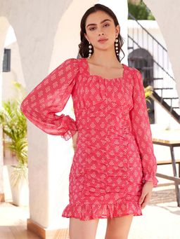 STREET 9 - Pink Mini Dress