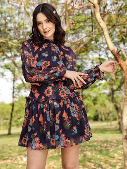 STREET 9 - Navy Blue Mini Dress