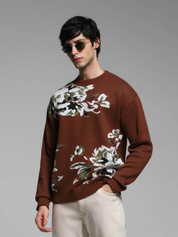 Jack & Jones - Brown Regular Fit Pullover Sweater