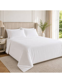 ERBA - White Berlin Bedsheet Set (King)
