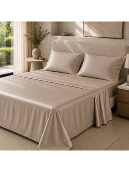 ERBA - Rose Gold Palma Bedsheet Set (King)