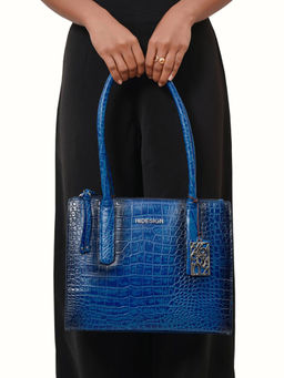 Hidesign - Women Casual Blue Shoulder Bag (M)