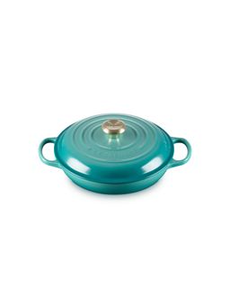 Le Creuset - Signature Shallow Casserole - Bleu Riviera