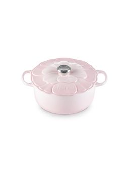 Le Creuset - Signature Petal Rd Casserole 26cm- Shell Pink