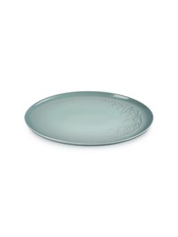 Le Creuset - Oval Serving Platter Jardin Relief 36cm- Sea Salt