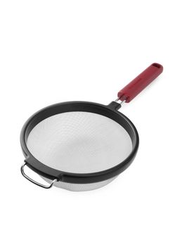 KitchenAid - Premium Stainless Steel Mesh Sieve, Flour Sifter, Noodle Strainer Empire Red, 17cm