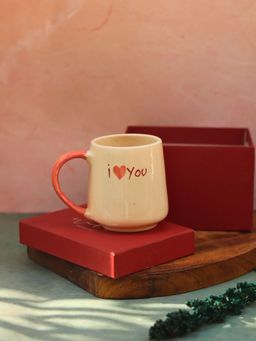 WEAVING HOMES - I heart you mug in a Gift Box (250ml)