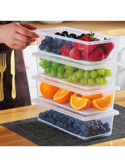Awestuffs - Fridge Storage Containers(Pack of 4)