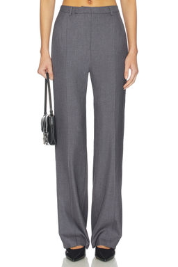 AEXAE - Twill Pleated Straight Leg Trouser