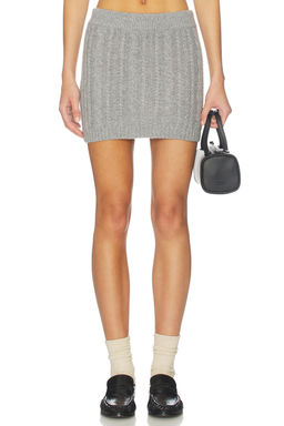 AEXAE - Cashmere Cable Mini Skirt