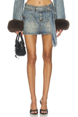 AFRM - The Chippy Belted Micro Mini Skirt