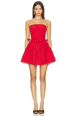 AKNVAS - Kamilla Tech Taffeta Dress in Burgundy