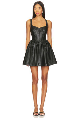 Bardot - Savoy Faux Leather Mini Dress
