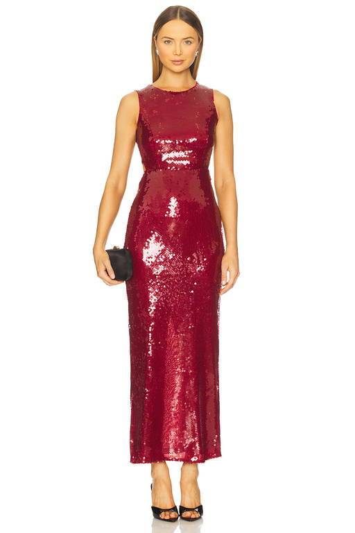 Buy Bardot x REVOLVE X Revolve Portia Sequin Maxi Dress (10) Online