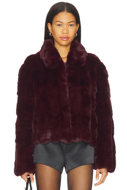 Bardot - Sylvie Zip Faux Fur Jacket