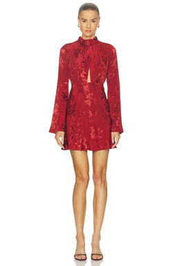 HEMANT AND NANDITA - Front Neck Wrapped Mini Dress