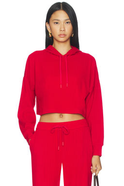 Beyond Yoga - Breathe Easy Ribbed Cropped Hoodie
