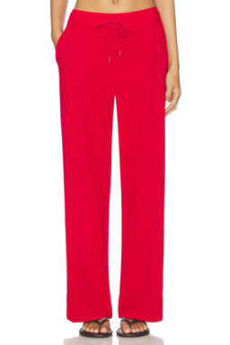 Beyond Yoga - Breathe Easy Ribbed Wide Leg Pant