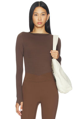 Beyond Yoga - Serene Boatneck Bodysuit