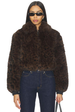 BLANKNYC - Cropped Faux Fur Coat