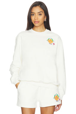 Casablanca - Orange Mascot Patch Sweatshirt